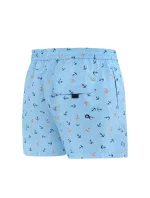 Pánske plavkové kraťasy Happy Self SM29-28 sv..modrá-vzor - Self