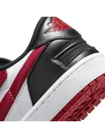Air Jordan 1 Low FlyEase M DM1206-163 Red and White with Black - Nike