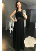 Dlhé šaty hk1542 čierne - YourNewStyle