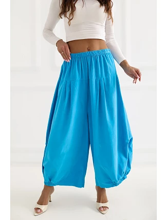 Šnúrové nohavice model 226455 Taliansko Moda