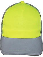 Korntex CAPACT Detská 5-panelová čiapka „Action“ 76.PACT hi vis yellow/football Korntex CAPACT Detská 5-panelová čiapka „Action“ 76.PACT hi vis yellow/football