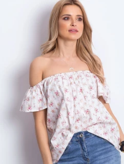 Blúzka 270 BZ 111580.00X bielo-ružová