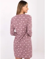 DU KN nočná košeľa FP 101.19 tmavoružová DU KN nočná košeľa FP 101.19 tmavoružová