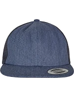 Flexfit 6006 5-panelová čiapka typu Trucker 55.6006 modrá surová Flexfit 6006 5-panelová čiapka typu Trucker 55.6006 modrá surová