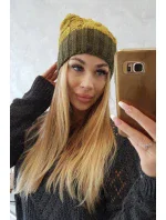 Paris fleecová čiapka K212 kivi+khaki