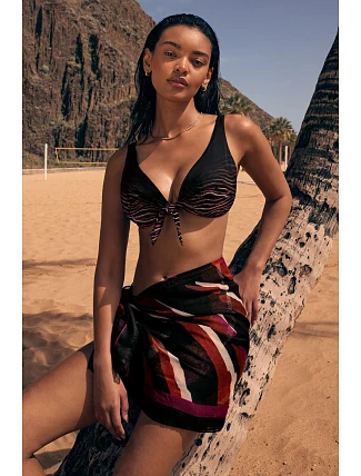 Plážové pareo MyWear - BROWN - TRIUMPH BROWN - TRIUMPH