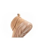 Skechers Dámske zimné členkové topánky zateplené kožené hnedé dámske