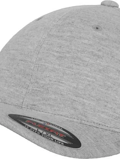 Flexfit 6778/6778T Čiapka Flexfit z dvojitého džerseju 55.6778, melírovaná sivá