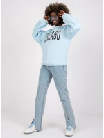 Mikina EM BL 617 C.29X svetlo modrá