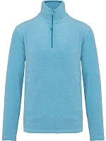 Kariban K 912 Mikina z mikrofleecu s 1/4 zipsom „Enzo“ 20.K912 cloudy blue heather