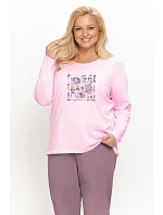3657 DÁMSKE DLHÉ PYŽAMO SOLENE 2XL–4XL 3657 DÁMSKE DLHÉ PYŽAMO SOLENE 2XL–4XL