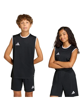 Adidas Entrada 26 detské tričko bez rukávov čierne KB3933 Adidas Entrada 26 detské tričko bez rukávov čierne KB3933