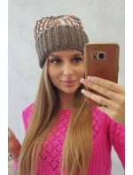 Dámska čiapka Iris K348 cappuccino
