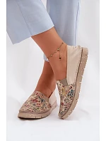 Dámské kožené nazouvací polobotky Maciejka 03512-67 multicolor