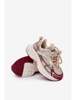 Sneakersy Dziecięce Na Grubej Podeszwie Złote Xairana