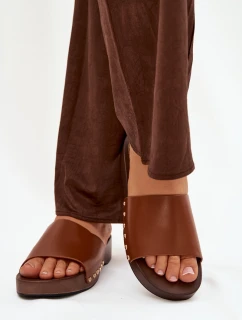 Dámské pantofle s přezkami Camel Terissa