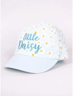 Detská šiltovka CZD-0567G-A100 sv. modrá s kvietkami - YoClub