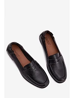 Mokasíny z pravé kůže Vinceza 18121 černé