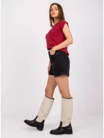 Tričko RV TS 4833.91P gaštanová