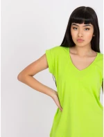 Tričko RV TS 7543.12x fluo zelená