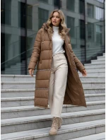 FashionStreet dámska zimná dlhá ťavia bunda TY5167