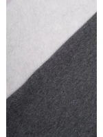 Zateplená mikina s dlhým chrbtom a kapucňou v grafitovej farbe Zateplená mikina s dlhým chrbtom a kapucňou v grafitovej farbe