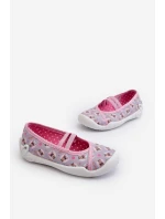 Kapcie Baleriny W Pieski Befado 116Y325 Różowe