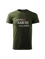 Personalizované pánske tričko - ... pretože [doplňte prázdne miesto] nie je osol...