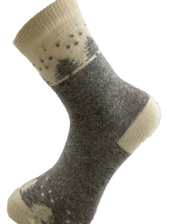 Dámske ponožky s vlnou 25025 MIX