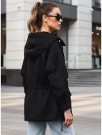 Dámska prechodná bunda s kapucňou MINESSA čierna FashionStreet TY4156