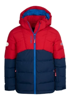 Detská zateplená nepremokavá zimná bunda Trollkids Gryllefjord s kapucňou (365-410)