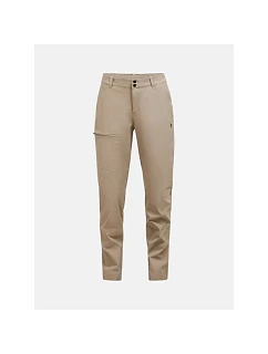 Dámske nohavice Peak Performance W Iconiq Pants, farba béžová
