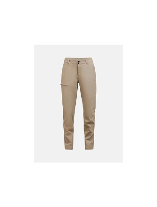 Dámske nohavice Peak Performance W Iconiq Pants, farba béžová Dámske nohavice Peak Performance W Iconiq Pants, farba béžová