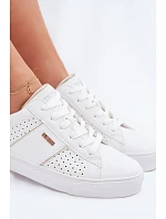 Dámske perforované tenisky Big Star TT274291 White Dámske perforované tenisky Big Star TT274291 White