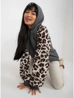 Mikina EM BL 663.94 tmavo šedá