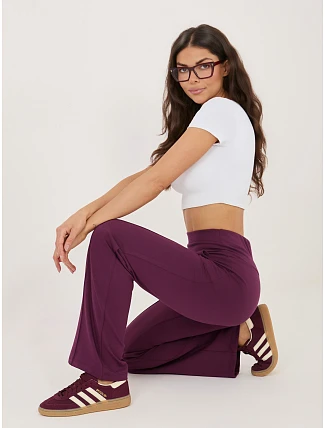 Tepláky RV DR A1289.01 tmavo fialové