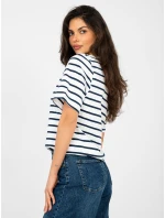 Tričko RV TS A1087.74 tmavomodré a biele