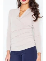 Dámsky sveter M247 béžový - Figl