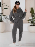 Dámska tepláková súprava SERINE dark grey FashionStreet AY0646