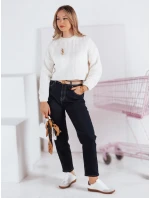 Dámske džínsové nohavice mom fit STRAIGHTY tmavomodré FashionStreet UY2390 Dámske džínsové nohavice mom fit STRAIGHTY tmavomodré FashionStreet UY2390