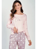 Taro Libby 3214 Libby long/r S-XL dámske pyžamo