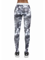 Dámske športové legíny Code white-grey - BAS BLEU