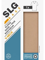 Tričko SLG Base s výstrihom do V – Smoked Sand – SLOGGI Smoked Sand – SLOGGI Tričko SLG Base s výstrihom do V – Smoked Sand – SLOGGI Smoked Sand – SLOGGI
