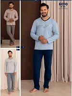 Pyžamo Regina 6010 s dlhými rukávmi, veľkosti M–3XL, Z26 Pyžamo Regina 6010 s dlhými rukávmi, veľkosti M–3XL, Z26