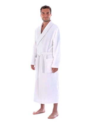 Unisex župan Athena 2116 white - Vestis