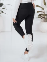 Dámske legíny push up nohavice čierne FashionStreet UY2733