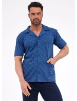 Cornette 318/57 cr/r 3XL-5XL pánske pyžamo bez zipsu