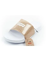 Levi's Dámske športové žabky Pohodlné brokátové topánky Módne dámske