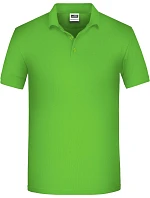 Daiber JN 874 Pánske pracovné polo z bio piqué 02.0874 limetkovozelené