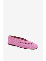 Otvorené ploché balerínky Hibisca Pink Otvorené ploché balerínky Hibisca Pink